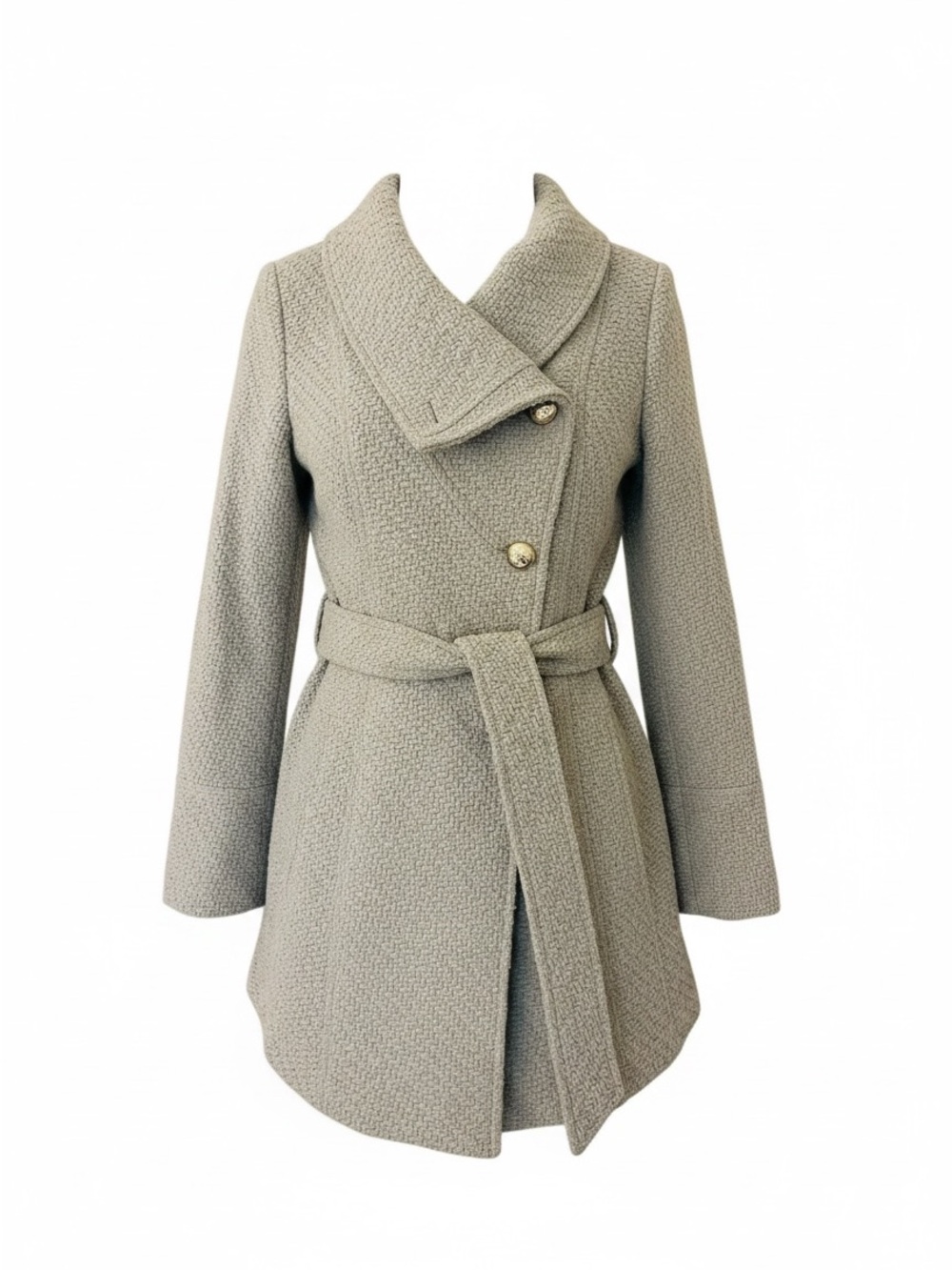 Jessica Simpson Textured Wrap Peacoat
